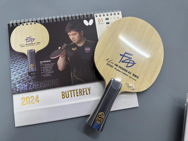 [Corgi] Butterfly Butterfly Racket Fan Zhendong Super Alc Carbon Zlc Fiber Cnf External Blade