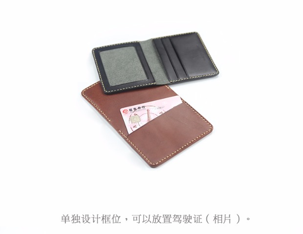 Gói thẻ tài xế Da handmade siêu mỏng da lộn nguyên bản nam da đa chức năng giấy phép lái xe bao da tùy chỉnh - Chủ thẻ ví đựng thẻ charles and keith