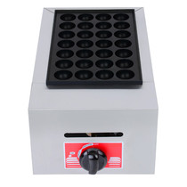 Octopus balls machine commercial stall gas fish ball stove single plate gas shrimp egg electric heating octopus grill machine