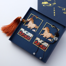 (Ma to success) Classical Chinese style metal bookmarks creative students use handmade gifts