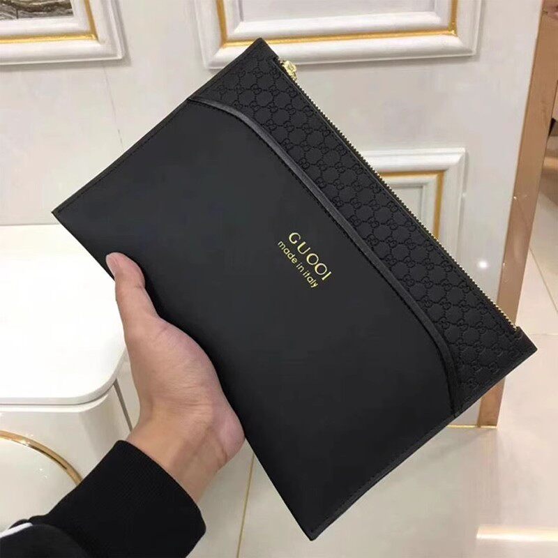 Light Extravagant Brands Men's Hands With Bags Genuine Leather Business Casual Luxury Uptrend Armbands Handbags Special Cabinet Envelopes Bag-Taobao