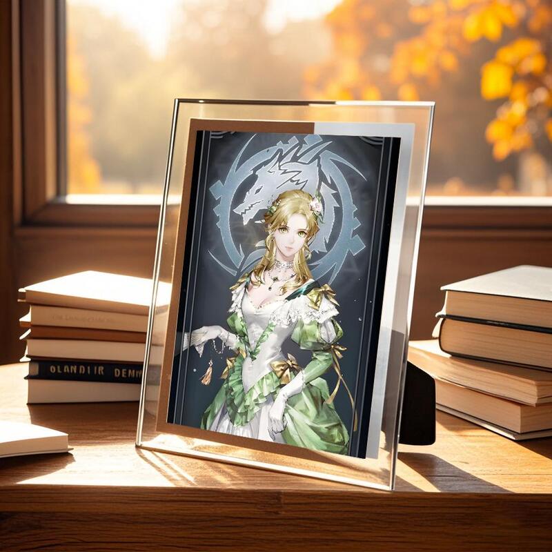 The Lord of the Mysteries Audrey Hall Miss Justice Merchandise Crystal Glass Photo Frame High Aesthetic Value Room Desktop Display