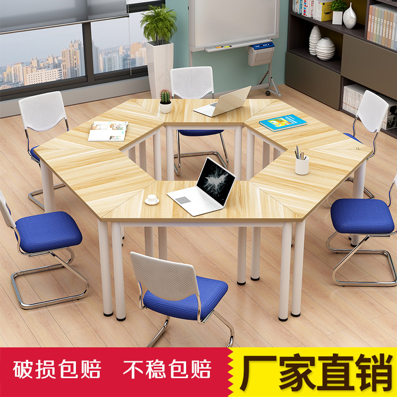 Combination Of Trapezoidal Conference Table Sample House