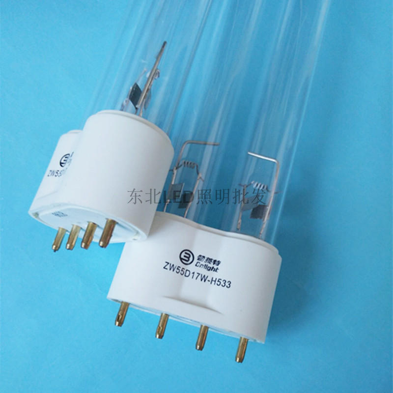 雪莱特紫外线消毒灯管ZW55D17W-H533  H型杀菌管55W消毒机灯管