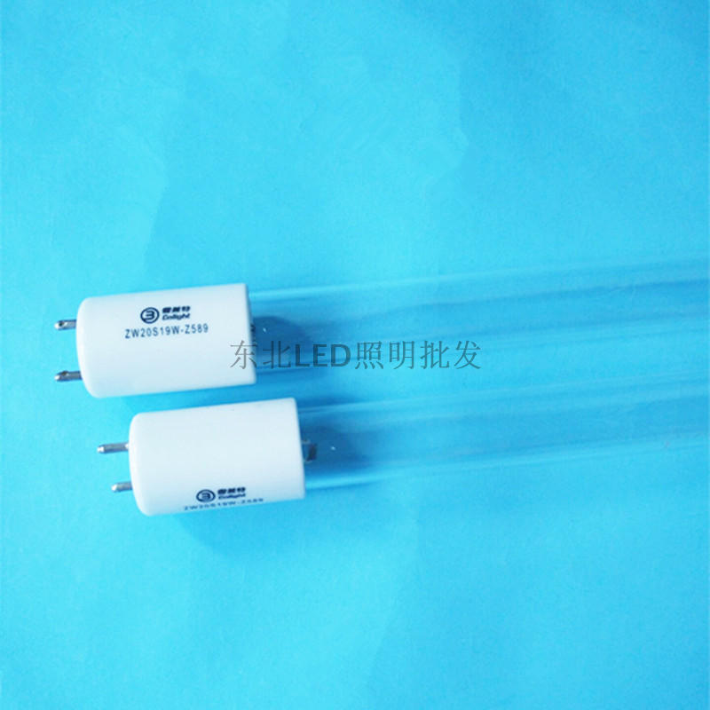 雪莱特双端直管紫外线杀菌灯20W ZW20S19W-Z589石英紫外线灯254nm