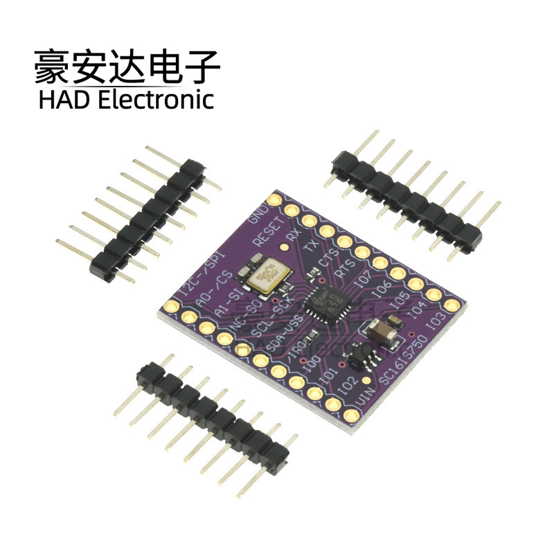 CJMCU-750 SC16IS750单UART与i2c总线/SPI接口
