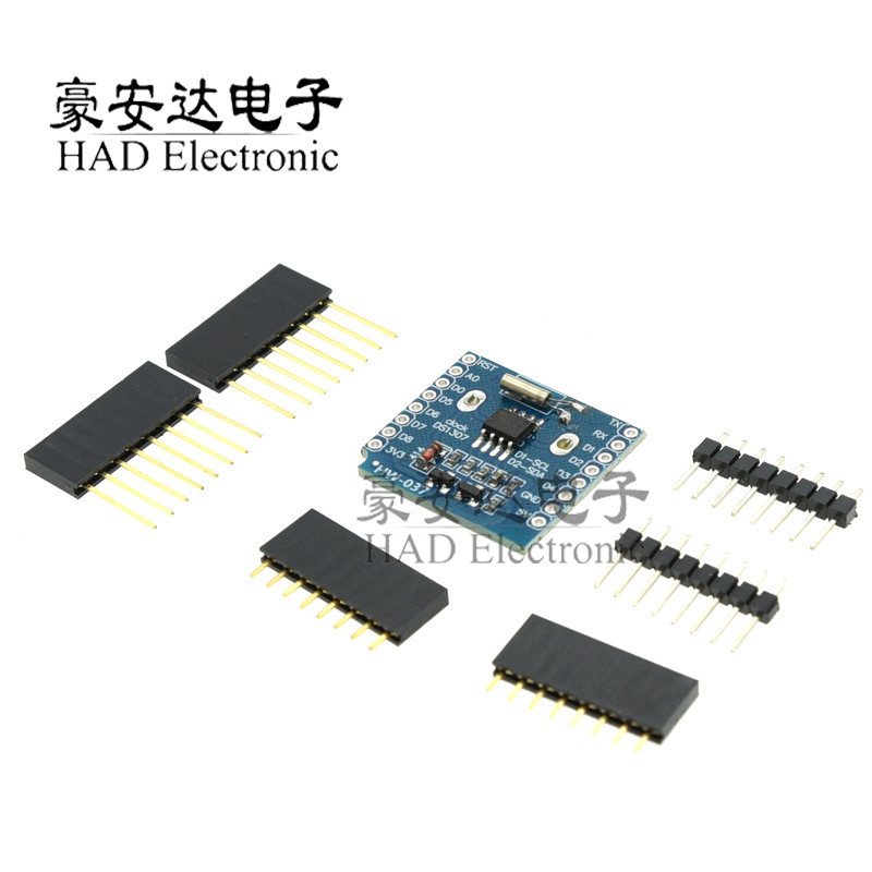 RTC DS1307时钟微型 Micro SD模块 Shield For Wemos D1 MINI