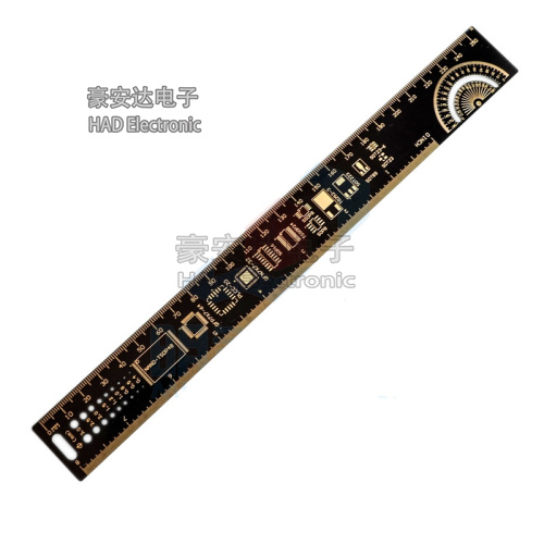 Sink Gold Process PCB Design PCB Ruler PCB Protractor PCB Design Tool Multifunction Engineering Ruler 25CM