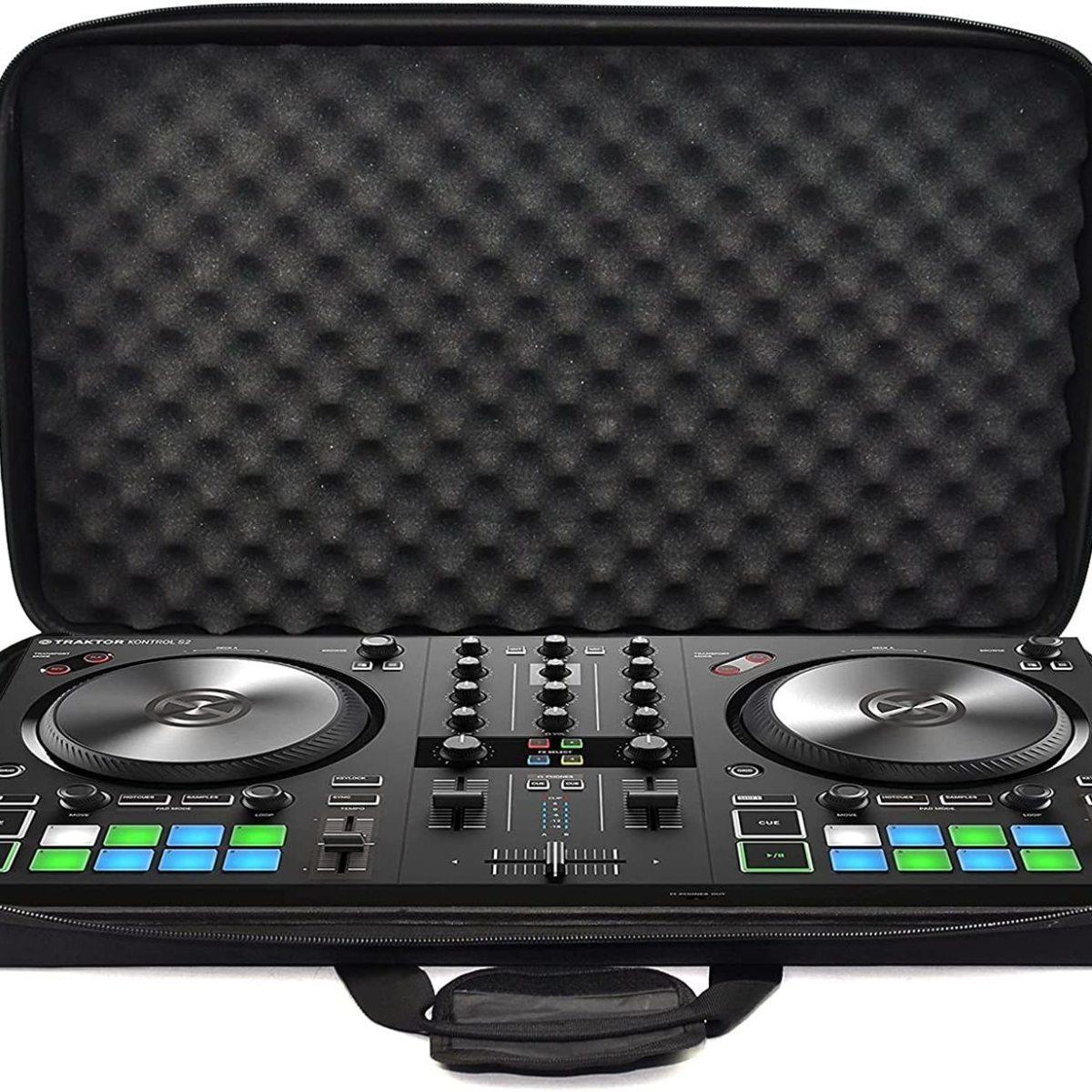 防水DJコントローラーハードケース、ショルダーストラップ付き耐衝撃