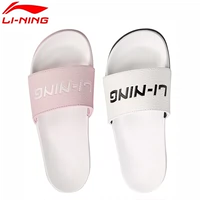 Li Ning AGAN004 Giày dép nữ mùa hè Dép thể thao nhẹ Dép Dép nữ xu hướng dép quai hậu nữ đi học