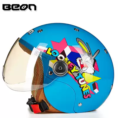 BEON electric car Children's helmet winter light windproof locomotive, men and women children, half-helmet cute electric car