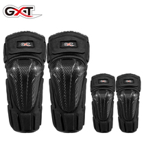 GXT Motorcycle Carbon Fiber Kneecap Mens Elbow Cross Country Riding Anti-Fall Wind Protection Locomotive Summer Breathable Palate