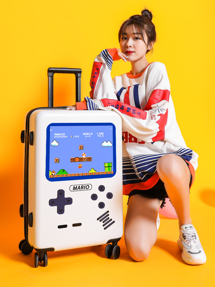 Light pull lever box 24 inch male net red ins suitcase universal wheel 20 inch female student thickened with durable suitcase