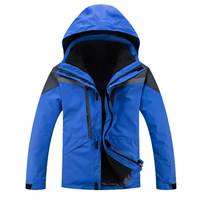 Светоотражающая синяя куртка