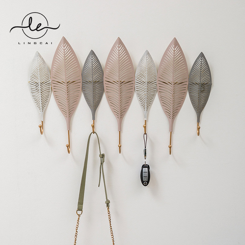 Nordic Wind Modern Brief Morandi Color Creativity Living Room Genguan Entrance Door Hanging Clothing Hook Clothing shop fitting room Hook