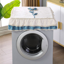 Korean version of simple household fabric laundry hood top protection cover cloth bedside table coffee table multi-use dust cover towel