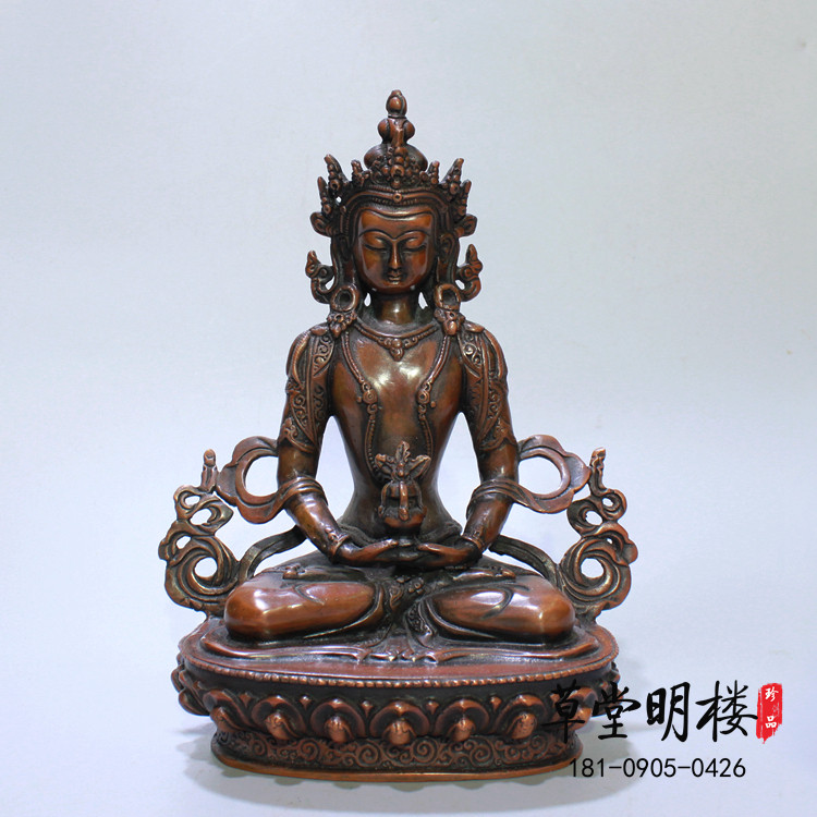 Tibetan Tibetan Tibetan Tantra - Life Buddha Pure Copper Restore Lifestyle Wise Buddha Delivery Parts can be collected