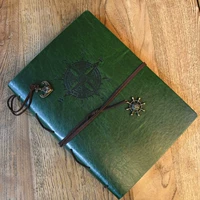 皮质相册绿色大号