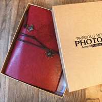 皮质相册红色大号带礼盒