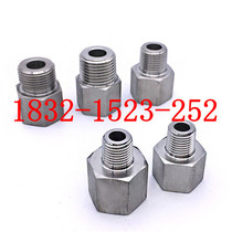 304 stainless steel hexagonal internal and external wire adapter supplement core British system for transfer to male screw RC PT ZG1 8-M8 * 1