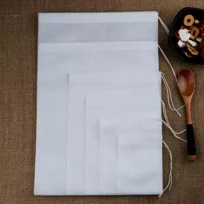 50 non-woven disposable tea bag bags Seasoning soup material bags Decoction medicine Traditional Chinese medicine bags Filter braised material bags