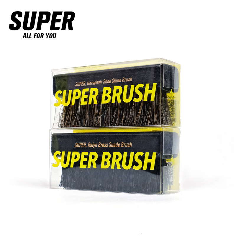 Speed ​​slap SUPER shoe brush horse hair brush soft brush shoe brush shoe artifact cleaning and cleaning leather care brush shoe wipe