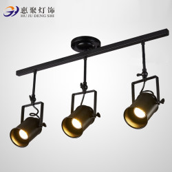 European-Style Loft Retro Internet Cafe Chandelier, Creative and Unique Industrial Style Clothing Store Bar Counter Cafe Led Spotlight