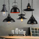American Country Loft Retro Industrial Style Restaurant Bar Cafe Warehouse Creative Personalized Iron Pot Lid Chandelier