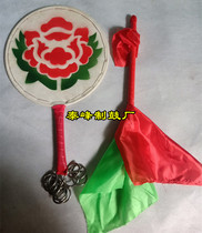 Tambourine painted fan dance props Yangge drum Jingxi Taiping daughter drum Childrens performance tambourine
