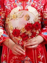 The Busfan Wedding Fan Embroidered Wind Handmade Show and the Bride 2021 the new o