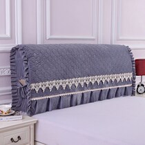 Headboard hood 2021 New wood headboard cover full-pack cloth art universal elastic Nordic style cushions soft