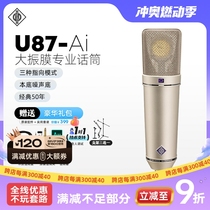 Neumann Neumann U87AI large diaphragm condenser microphone professional recording studio anchor live broadcast microphone