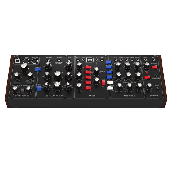 BEHRINGER/BEHRINGER MODELD 시뮬레이션 실험적 즉흥 연주 무대 라이브 데스크탑 신디사이저