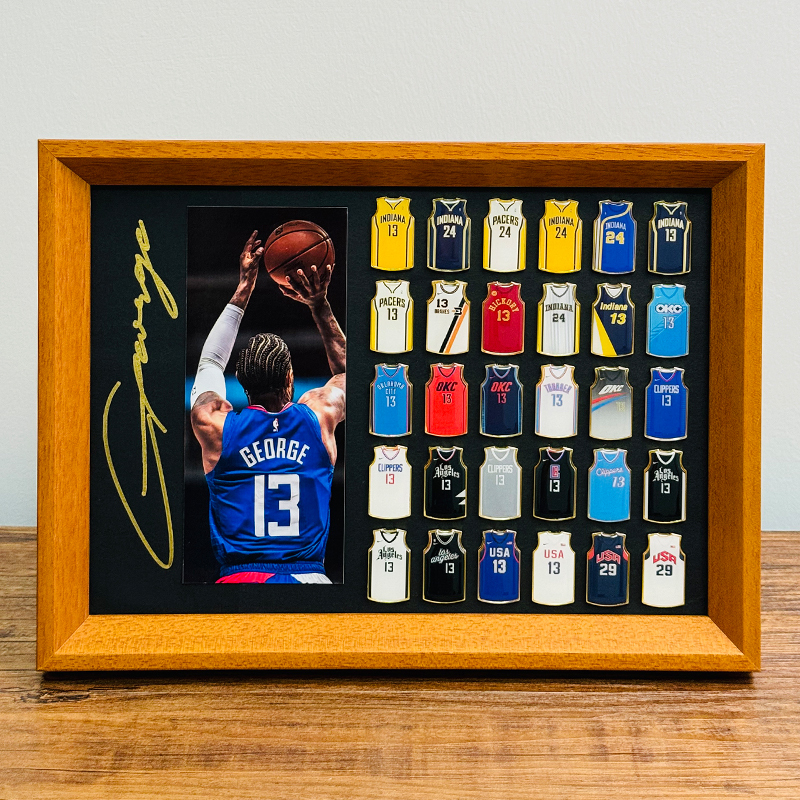 Pickled Pepper Paul George Merchandise: Signed Jerseys, Badges, Photo Frames, Wristbands, Keychains, Valentine's Day Surprise, Birthday Gift