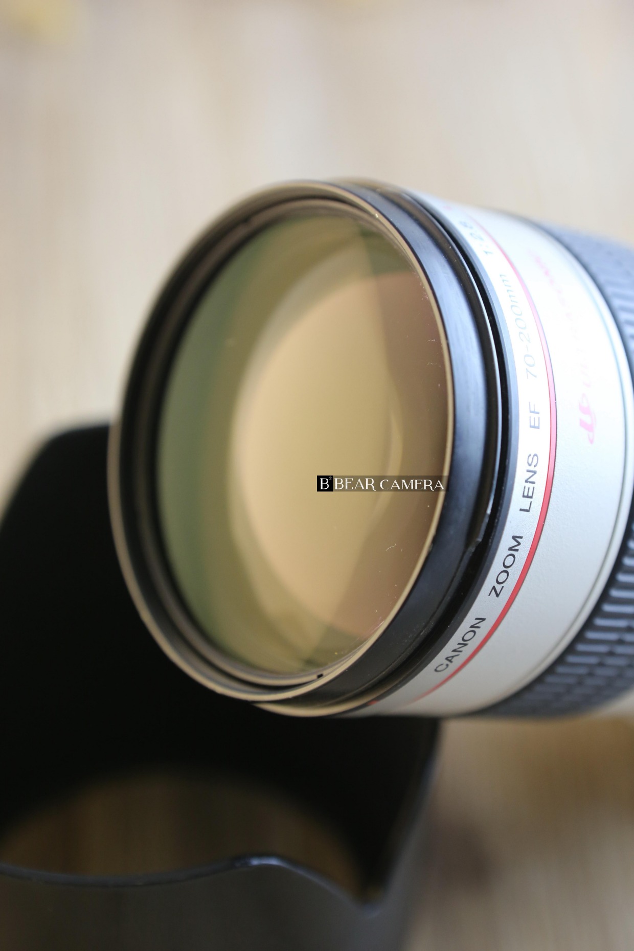 Canon 70 200 2.8 L IS nhỏ màu trắng IS ống kính zoom máy ảnh chân dung tele