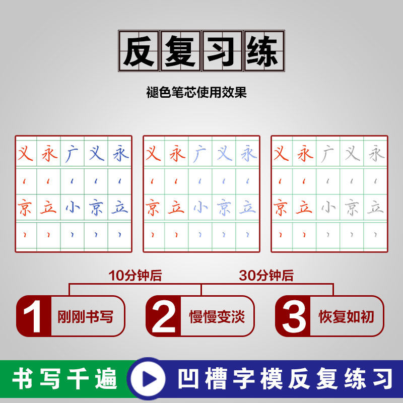 🔥全网疯抢的墨风练字王系列行书帖，真的能拯救丑字星人吗？谢昭然亲授手写体速成秘籍大揭秘！-其它工具书-淘宝好物网