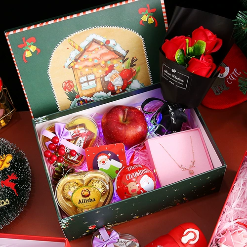 Apple, креативный рождественский защитный амулет, комплект для друга, подарочная коробка, подарок на день рождения