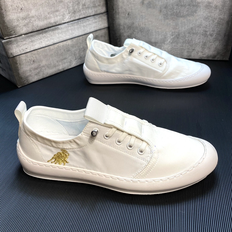 homedaily~ handsome and double today, high-end canvas shoes men's breathable soft bottom all-match trendy shoes