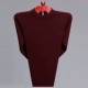 Được sản xuất từ ​​áo len cashmere Ordos nam trung niên cổ tròn áo len dày mùa đông trùm đầu áo len ấm áp