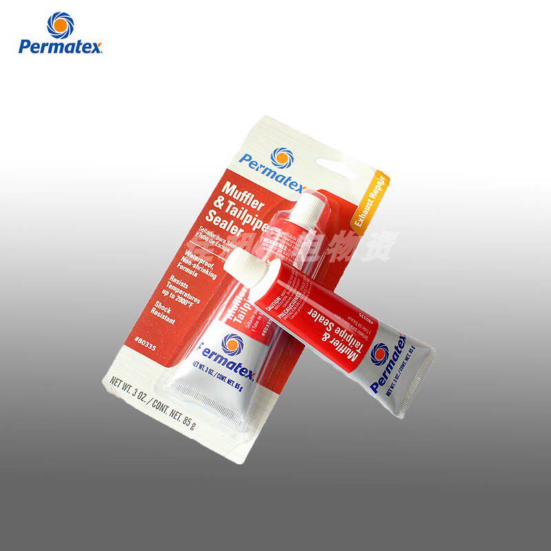 American original imported Permatex sun exhaust pipe breaking hole repair sealant 80335 curing sealant