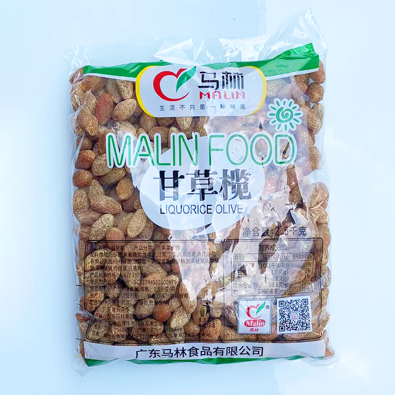 Malin chicken male olive, aircraft olive, licorice flavor, spicy flavor, Shangxiajiu chicken male olive, new specialty preserved fruit