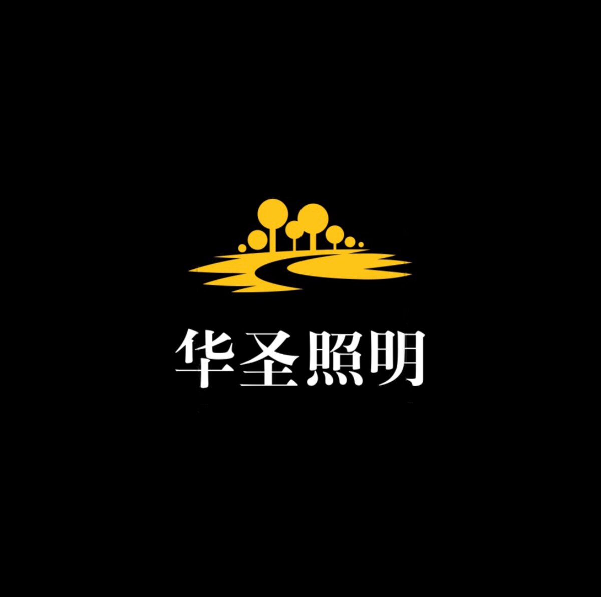 华圣照明的LOGO