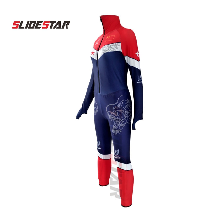 Gallop like flying anti-cutting short track speed sliding tight fit and suit training suit to support team customisation