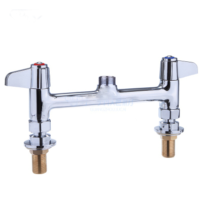 Hotel Kitchen Bar High-Pressure Shower Faucet Brass Base Single Temperature Dual Temperature Seat Desktop Shower Fixed Base