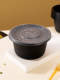 Saizhuo Round Packing Box Disposable Lunch Box Double-Layer Takeaway Fast Food Lunch Box Plastic Commercial Noodle Soup Bowl Large