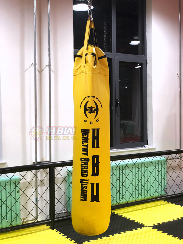 HBW Muay Thai HB6 túi cát thẳng Sanda Muay Thai treo thiết bị đào tạo chuyên nghiệp Túi cát Taekwondo microfiber - Taekwondo / Võ thuật / Chiến đấu đồ tập boxing