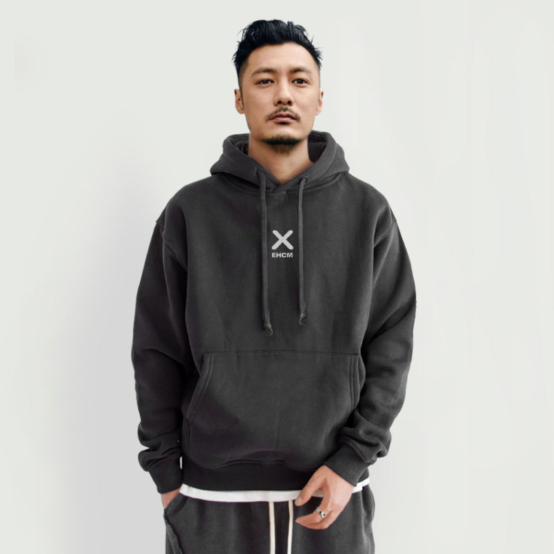 ins tide brand sweatshirt men hooded autumn trend Japanese American plush couple Yu Wenle loose cotton hoodie