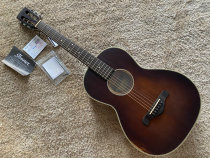 Licensed IBZ Ibana AVN11 brown 38-inch surface single cross-border folk acoustic guitar to do the old model