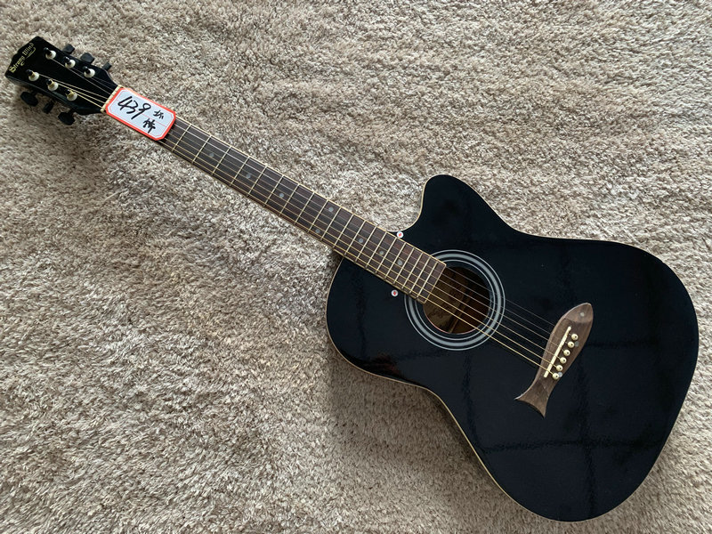 Defective goods in stock 39-inch classical guitar plywood props piano black decorative piano small fish string board special offer