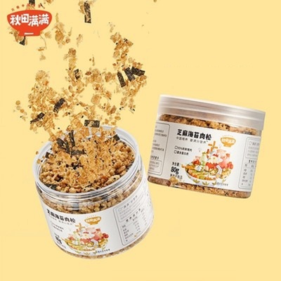 秋田满满芝麻海苔肉松无味精添加